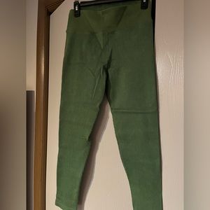Aerie Leggings - Ribbed - Green (Bin 2)